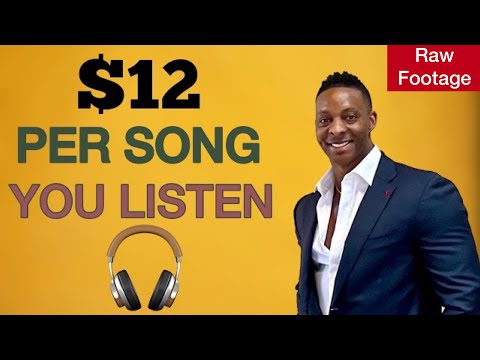 (NEW RELEASE 2021!) Earn $12.00+ Every SINGLE Song YOU Listen?!! Make Money Online (Raw Footage)