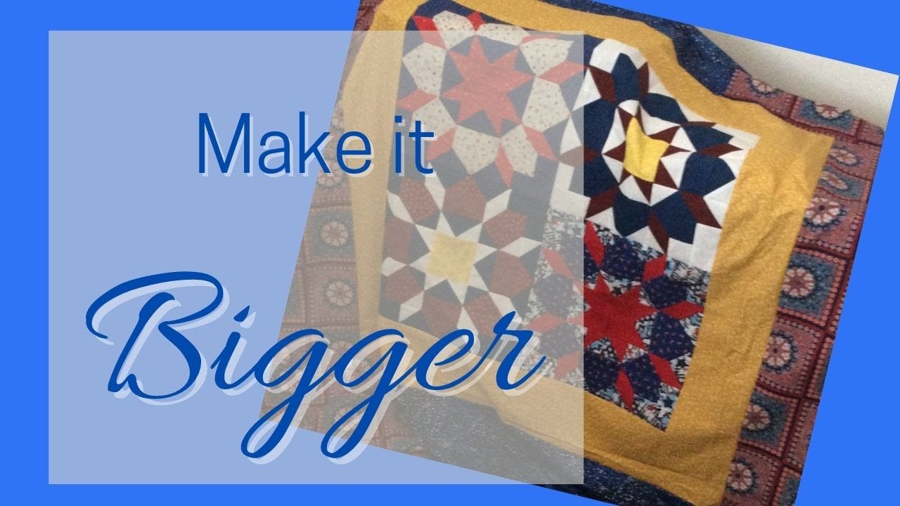 How to Add Borders to a Quilt Panel 