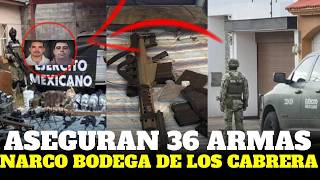 Aseguran 36 Armâš En Narcobodega De Los Cabrera En Durango