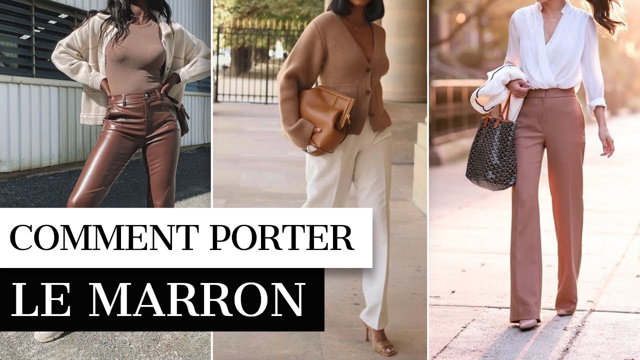 Comment porter le marron - YouTube