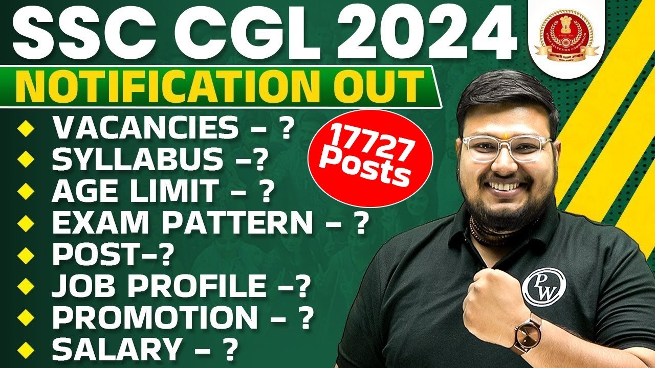 SSC CGL Notification 2024 SSC CGL Syllabus 2024 SSC CGL Age Limit SSC CGL Notification 2024 SSC CGL Syllabus 2024 SSC CGL Age Limit