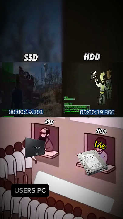 SSD vs HDD – Waiting vs Playing! Which One Do You Use? 🤔