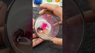 Marble Effect Candle with Peony 🌸 | Red &amp; Pink Aesthetic DIY Candle | Step-by-Step Tutorial #shorts