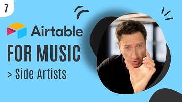 Airtable for Music Part VII - How to Accommodate Side Artists [junction table tutorial]