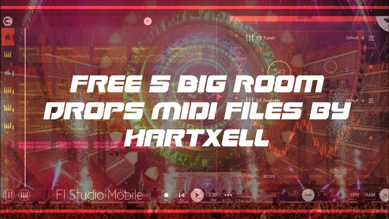 Free 5 Big Room Drops MIDI Files by Hartxell | Jajag Gadon