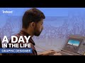 REAL Day In The Life Of A Graphic Designer | #IndeedIndia
