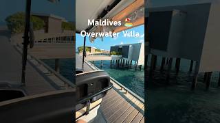 Overwater villa at Maldives 🏖️ #maldives #overwatervilla
