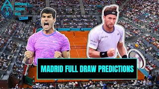 Madrid Masters ATP Draw PREVIEW and PREDICTIONS!