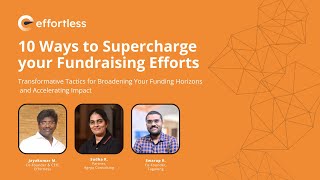 Supercharging Your Fundraising Efforts | Swarup R., Sudha R. and Jayakumar M. | Thunivu Talks #001