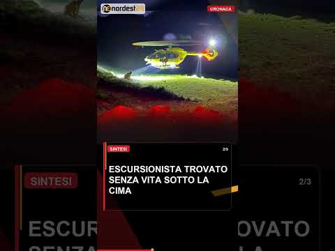 Video Tragedia in montagna a Forni di Sopra: escursionista precipita e muore