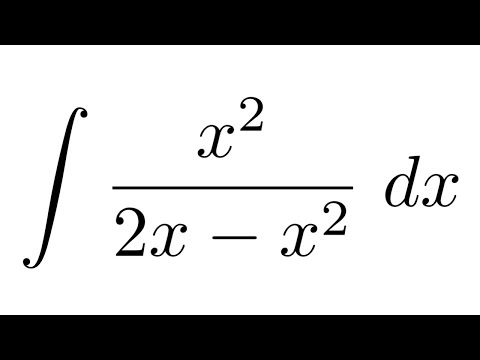 Integral of x^2/(2x-x^2)