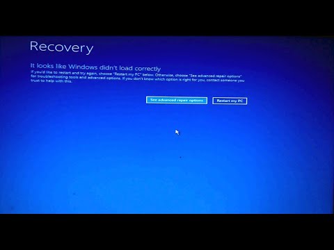 Windows Blue Screen Recovery It looks like Windows didn't load correctly | explained in Hindi | Foci