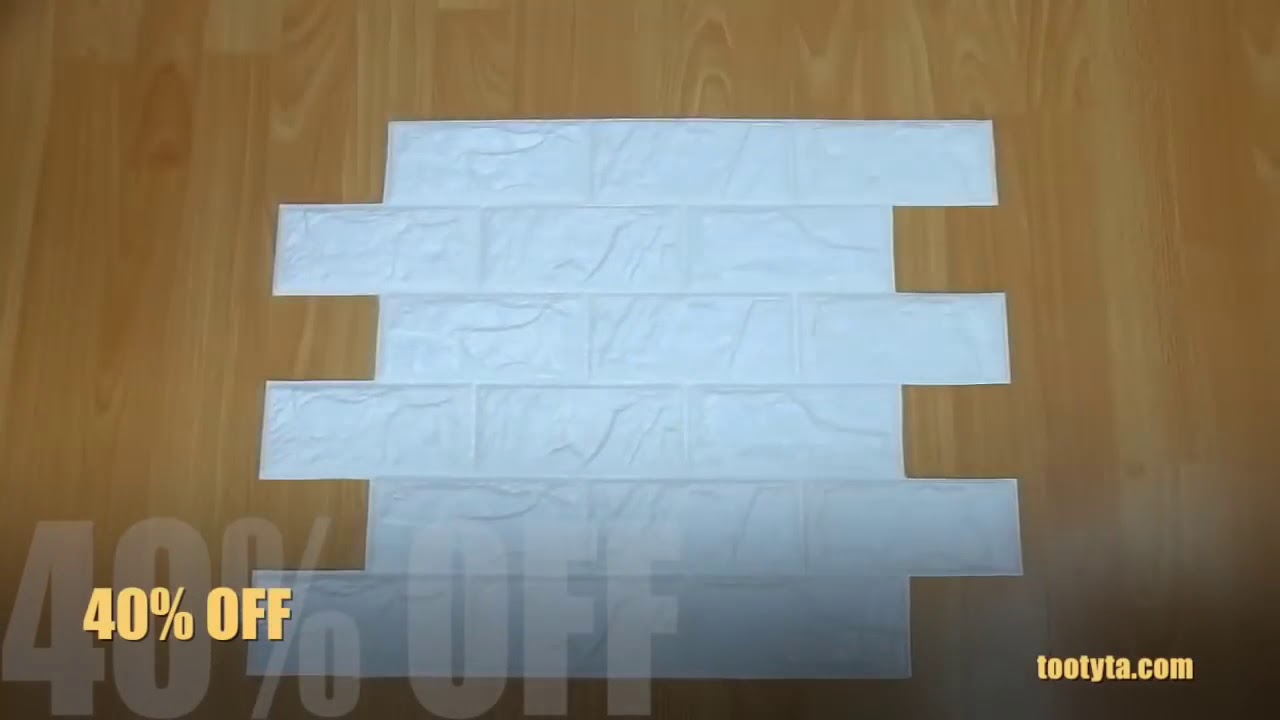  Cara  Pasang  Brickfoam Wallpaper  Sticker  YouTube