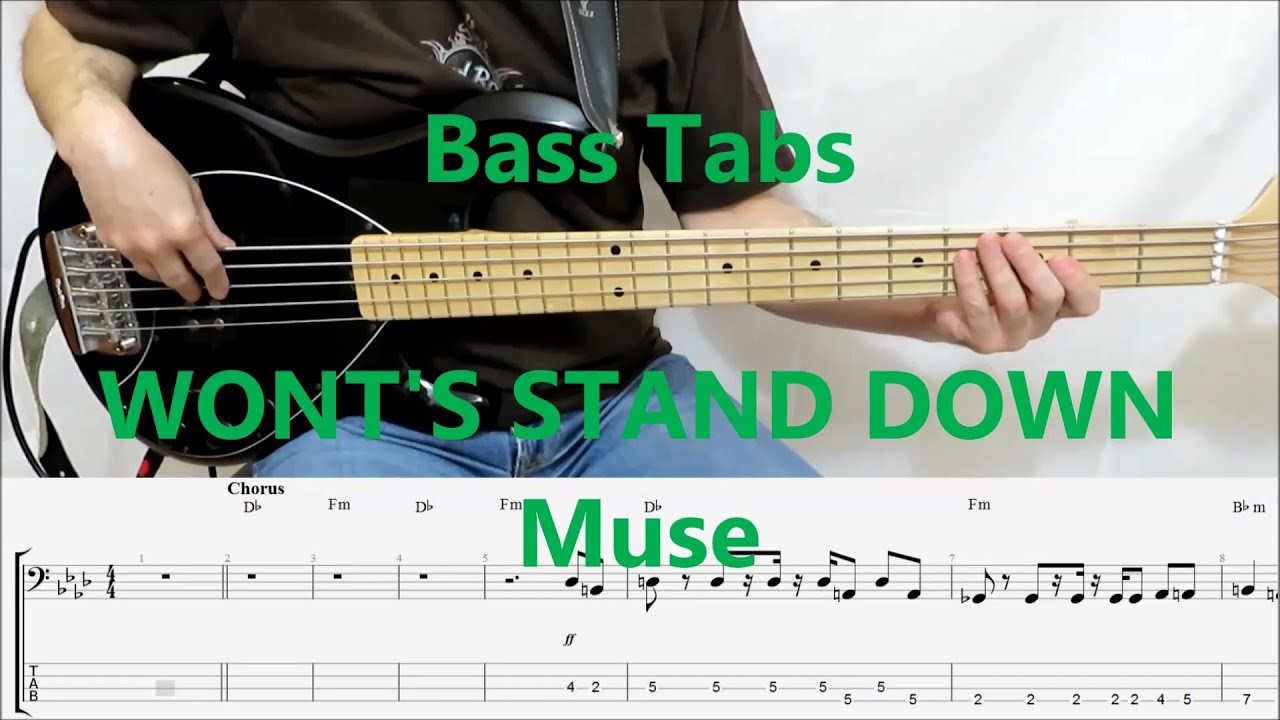 Deeper down bass. Teardown Tabs.