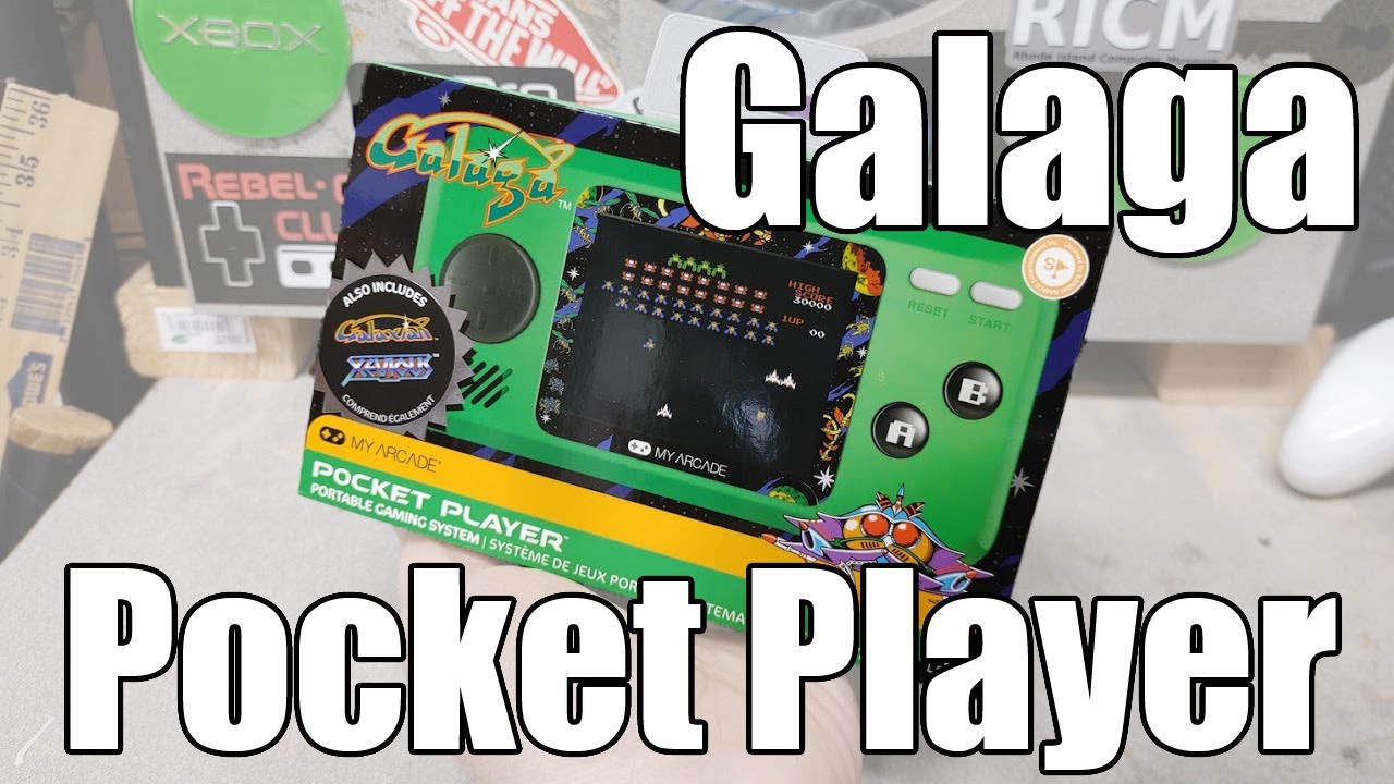 Galaga Pocket Player by My Arcade - YouTube