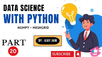 NumPy-20-meshgrid| Data Science With Python| HINDI