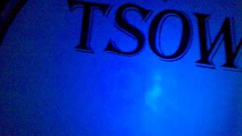 Sound activated bass drum light