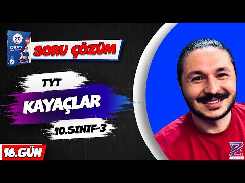 🌍 KAYAÇLAR soru çözümü🔴27 Günde TYT Coğrafya -16🟡10.sınıf coğrafya - 3