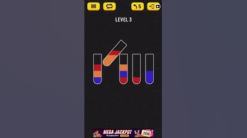 Water Sort Puzzle | Gameplay Walkthrough | Level 3 #Shorts