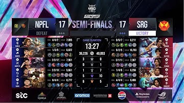 DAY 4 | MLBB MSC | KNOCKOUT STAGE SRG VS NIP FLASH