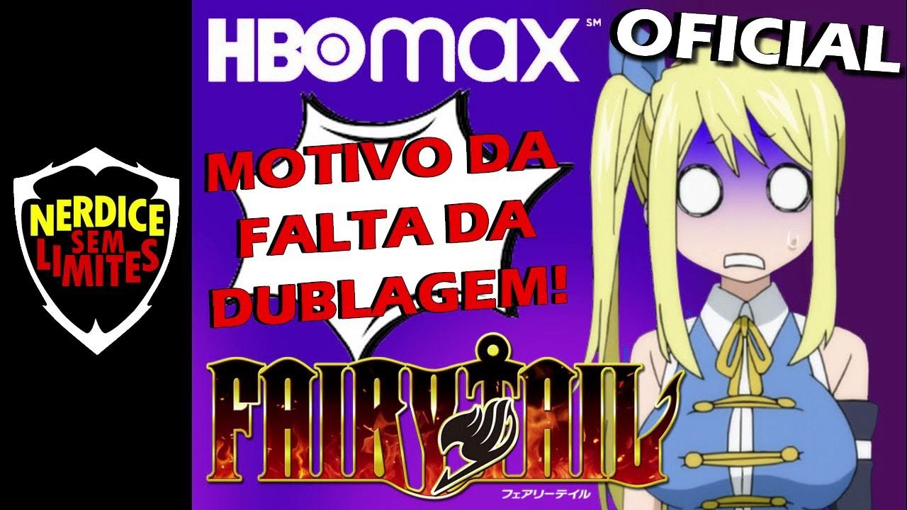 Fairy Tail chega à HBO Max sem dublagem
