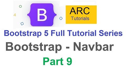 Bootstrap 5 Tutorial For Beginners #9 - Bootstrap Navbar Tutorial