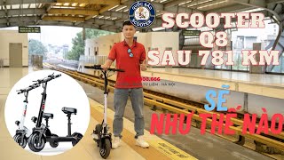 Đánh giá Scooter Gấp Gọn Q8 Sealup sau 781km sử dụng ??