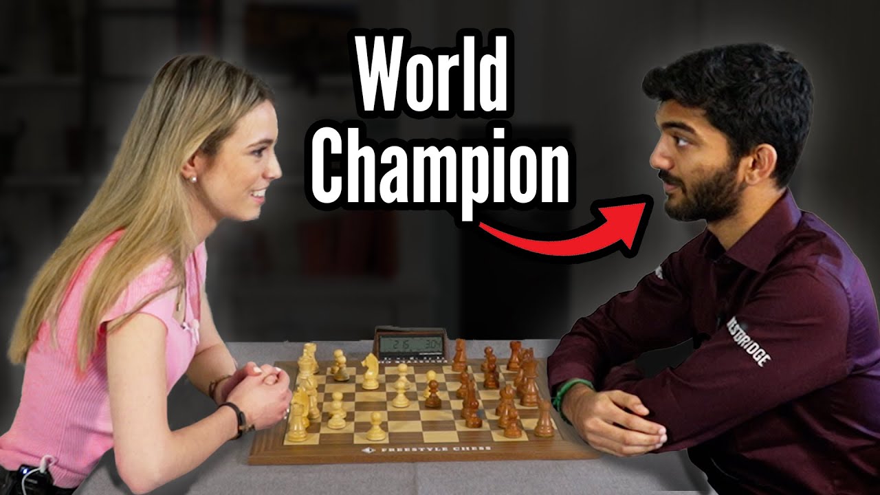 I Played Gukesh Dommaraju, on YouTube