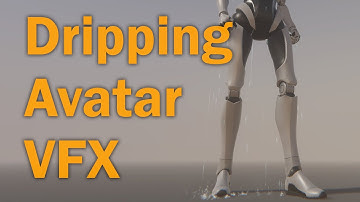 Dripping Avatar VFX for the Unity game engine