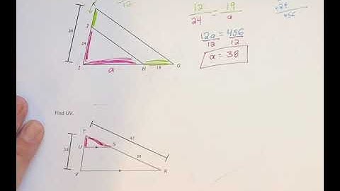 4.3.1 Triangle Proportionality Theorem Part 2