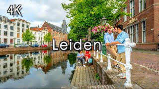 【4K】Leiden City,  Holland - Netherlands City Walking Tour -Leiden | 4k 60FPS UHD (ASMR)