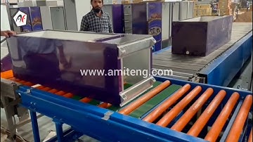 90 Degree Pop up / Cross Transfer Conveyor System #conveyorsystem