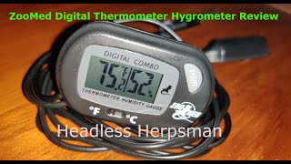 ZooMed Thermometer and Hygrometer