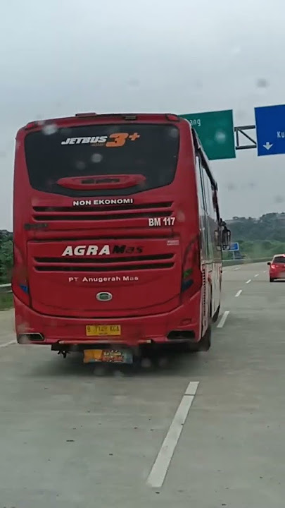 lari bareng bus agramas BM 117 | Tol Jagorawi #shorts #keren #agramas #busagramas #videobus