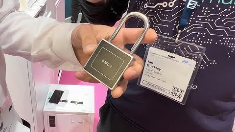 NFC Controlled Battery Free Smart Lock - Electronica 2022