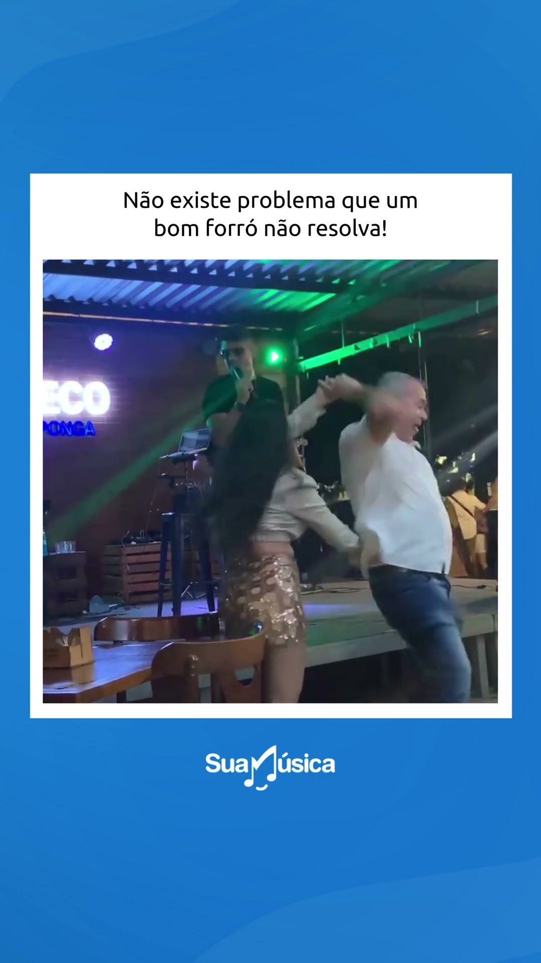 Só não danço assim porque não tenho um par desses