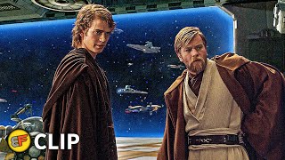 Obi-Wan \& Anakin Board Grievous' Command Ship | Star Wars Revenge of the Sith 2005 Movie Clip HD 4K