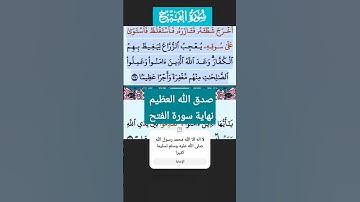محمد رسول الله 29 سورة الفتح