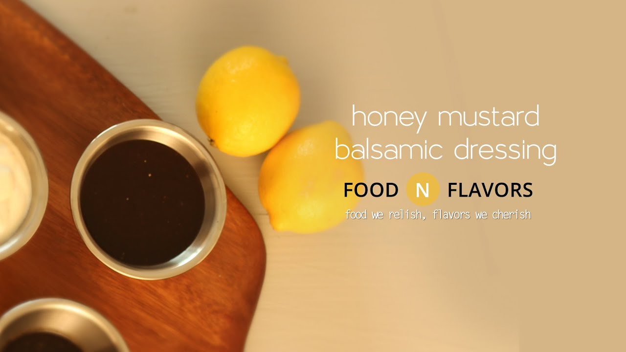 honey mustard balsamic dressing YouTube