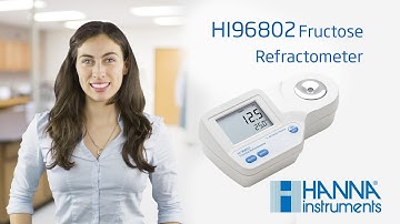 Hanna Lab - Learn About the Hanna Instruments Fructose Refractometer HI96802