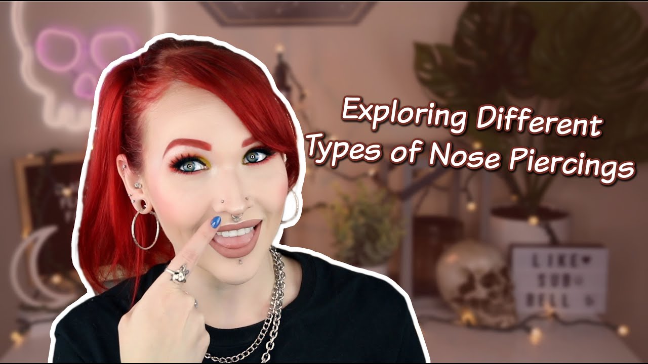 nose piercing types