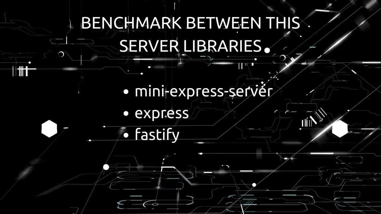 Performing benchmark test to 3 JS backend libraries express vs