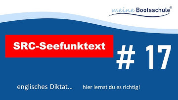 SRC Seefunktext 17   englisches Diktat