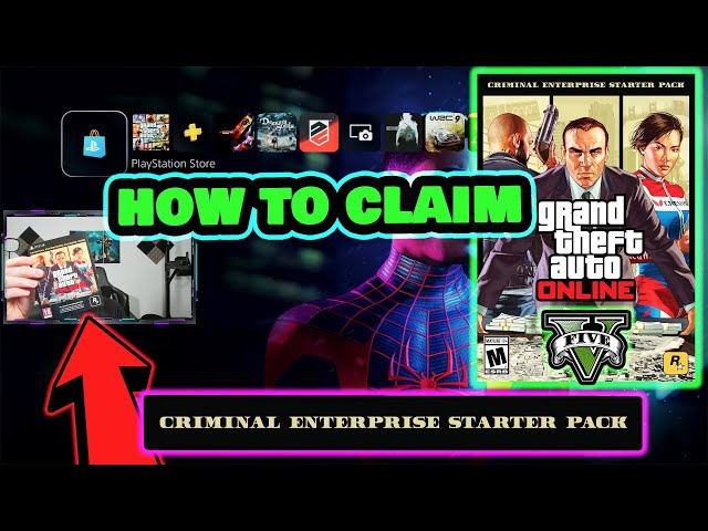 GTA - How to claim Criminal Starter Pack - GTA V Online on - Ps5 YouTube