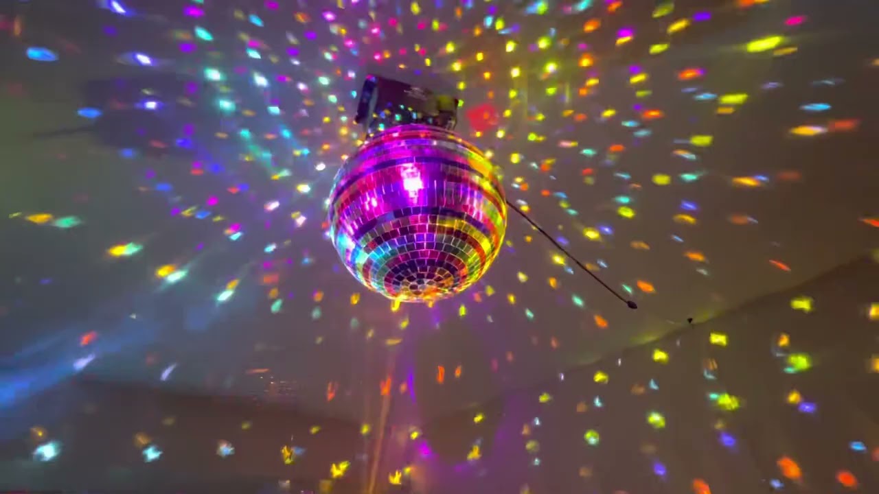 Rainbow Disco Ball Lighting 🌈🪩 