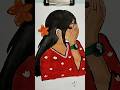 Shy Girl 😉#artshorts #art #shortvideo #drawing #trendingshorts #artist #artwork