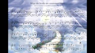 Möge die Straße uns zusammenführen * Wise Guys * May the road rise Irish Blessing Free Piano Sheet chords