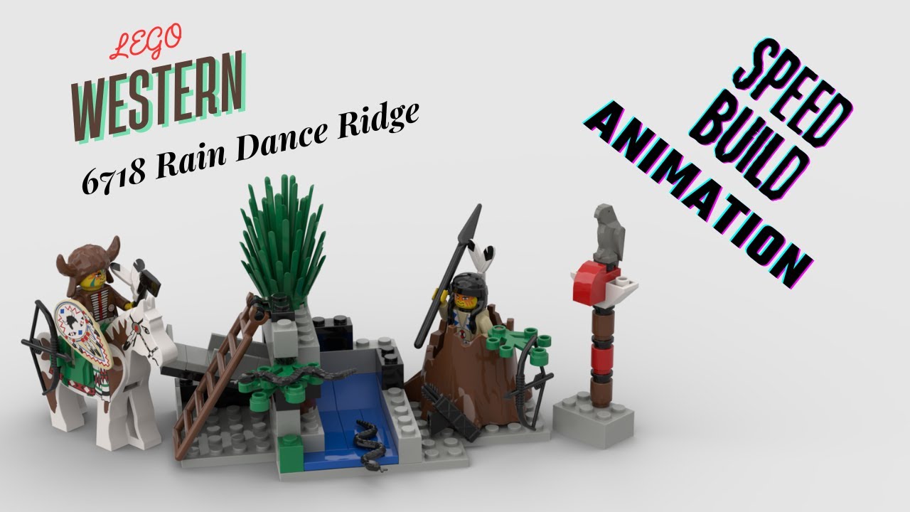 Lego Western 6718 Rain Dance Ridge Speed Build Animation