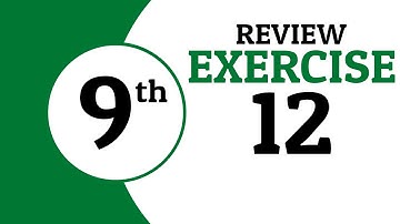 Review Exercise 12 - 9th Class Math | Waqas Nasir