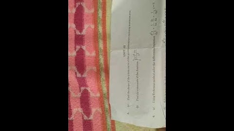 M.Sc previous mathematics paper 3rd Differential Equations and Special Function(New) 2023